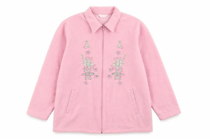 Womens UK Size 16 Casual Comfort Pink Jacket