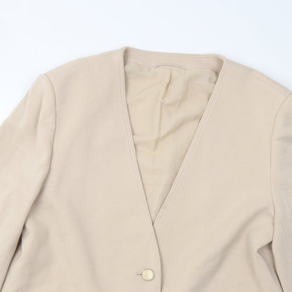 Karpelle Womens Beige   Jacket  Size 16