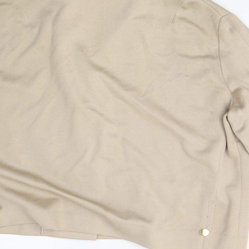 Chavasot Womens Beige   Jacket  Size 12