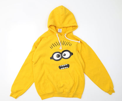 Gildan Womens Yellow   Pullover Jumper Size M