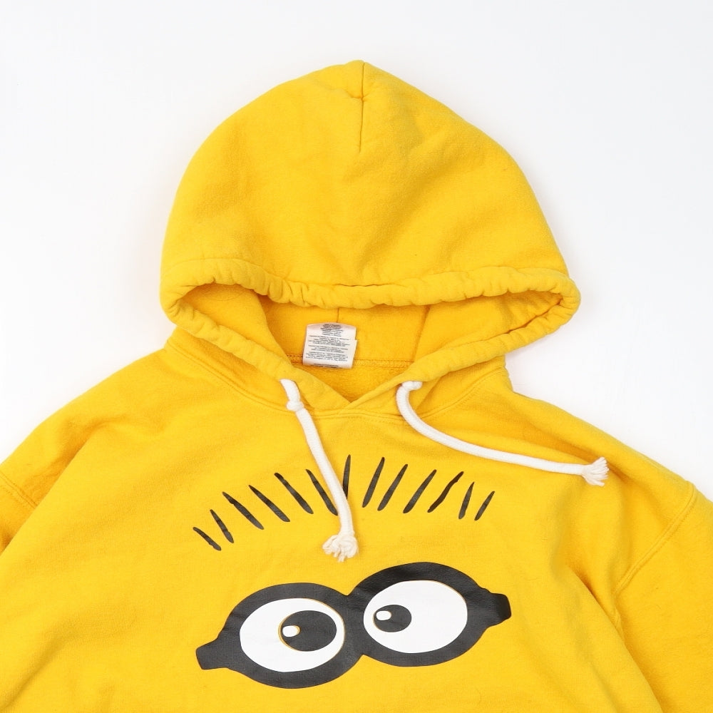 Gildan Womens Yellow   Pullover Jumper Size M