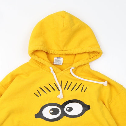 Gildan Womens Yellow   Pullover Jumper Size M