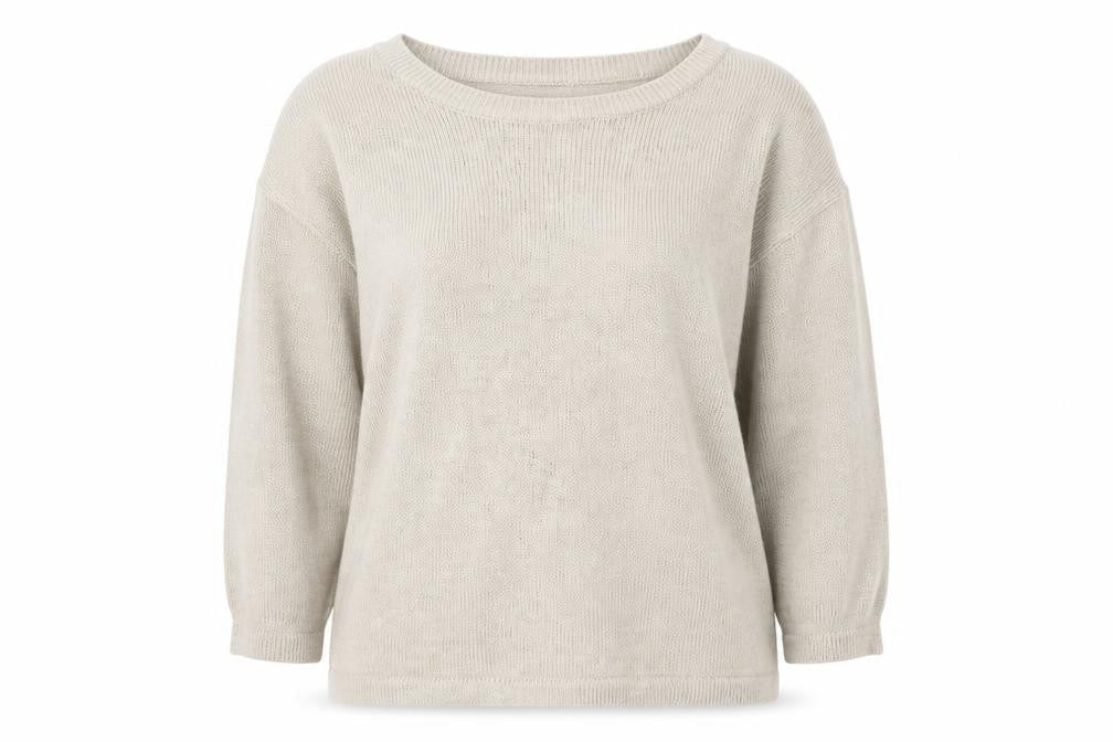 Soft Wear Womens Beige  Knit Pullover Jumper One Size