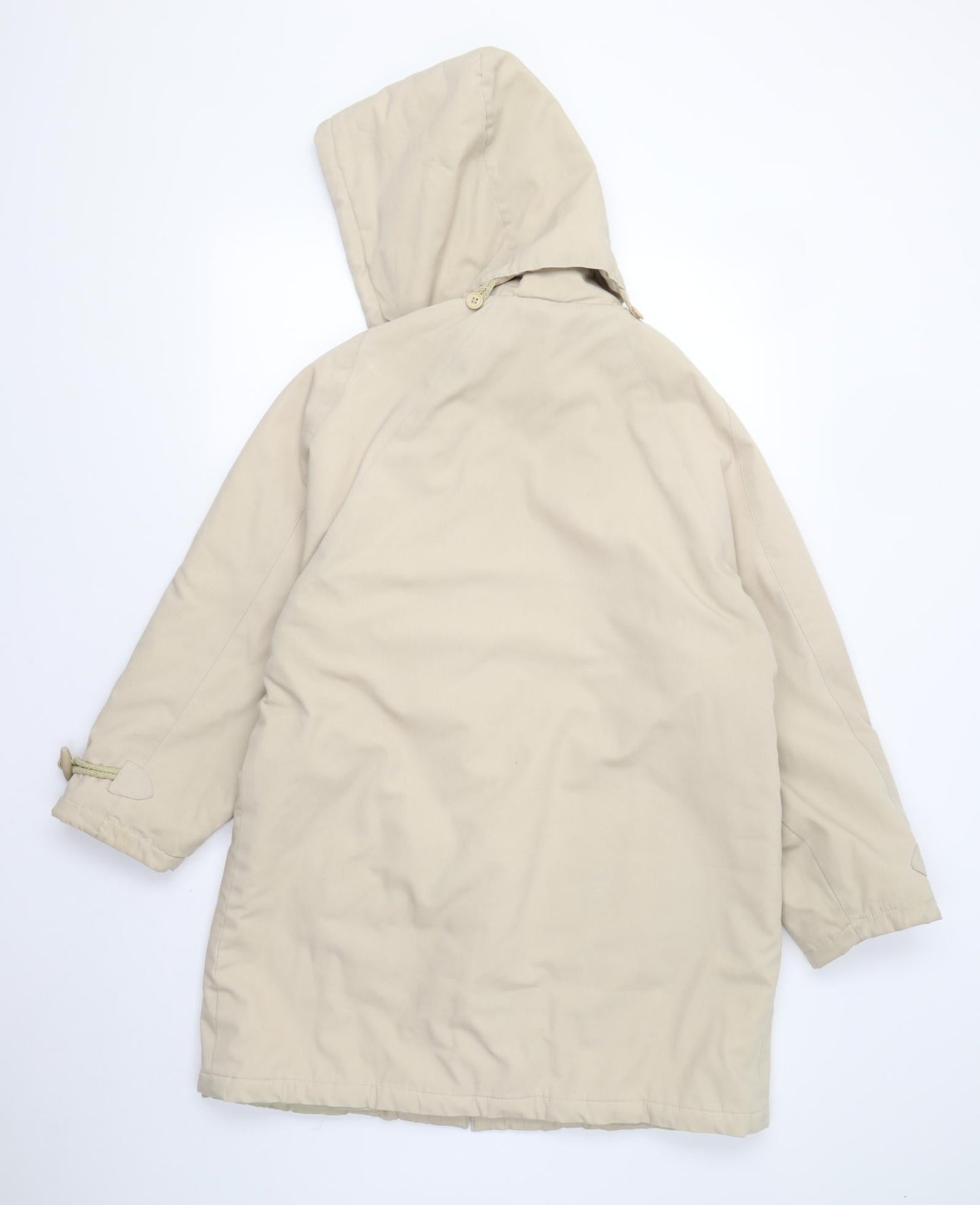 Womens UK Size 14 Preworn Beige Overcoat