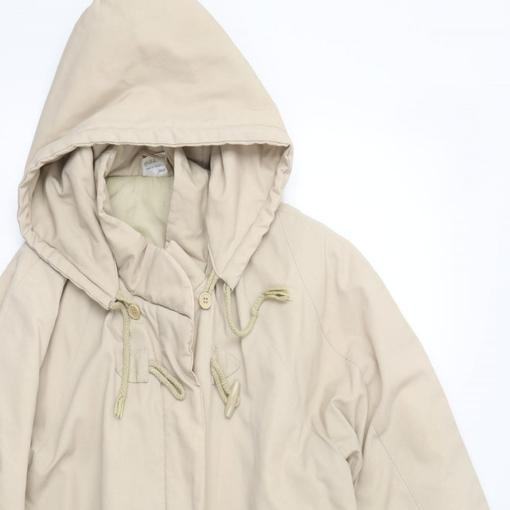 Womens UK Size 14 Preworn Beige Overcoat