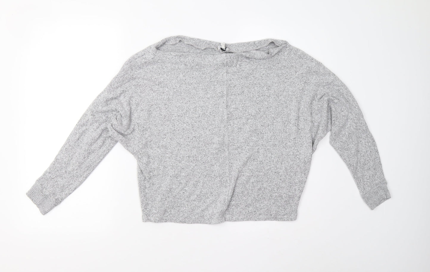 Womens UK Size M River Island Grey Pullover Jumper