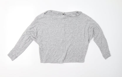 Womens UK Size M River Island Grey Pullover Jumper