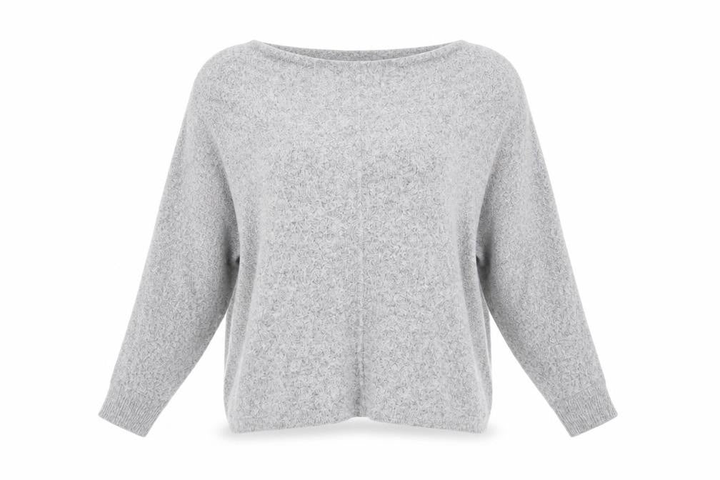 Womens UK Size M River Island Grey Pullover Jumper