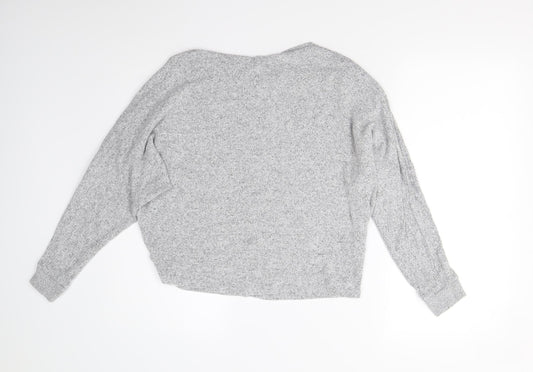 Womens UK Size M River Island Grey Pullover Jumper