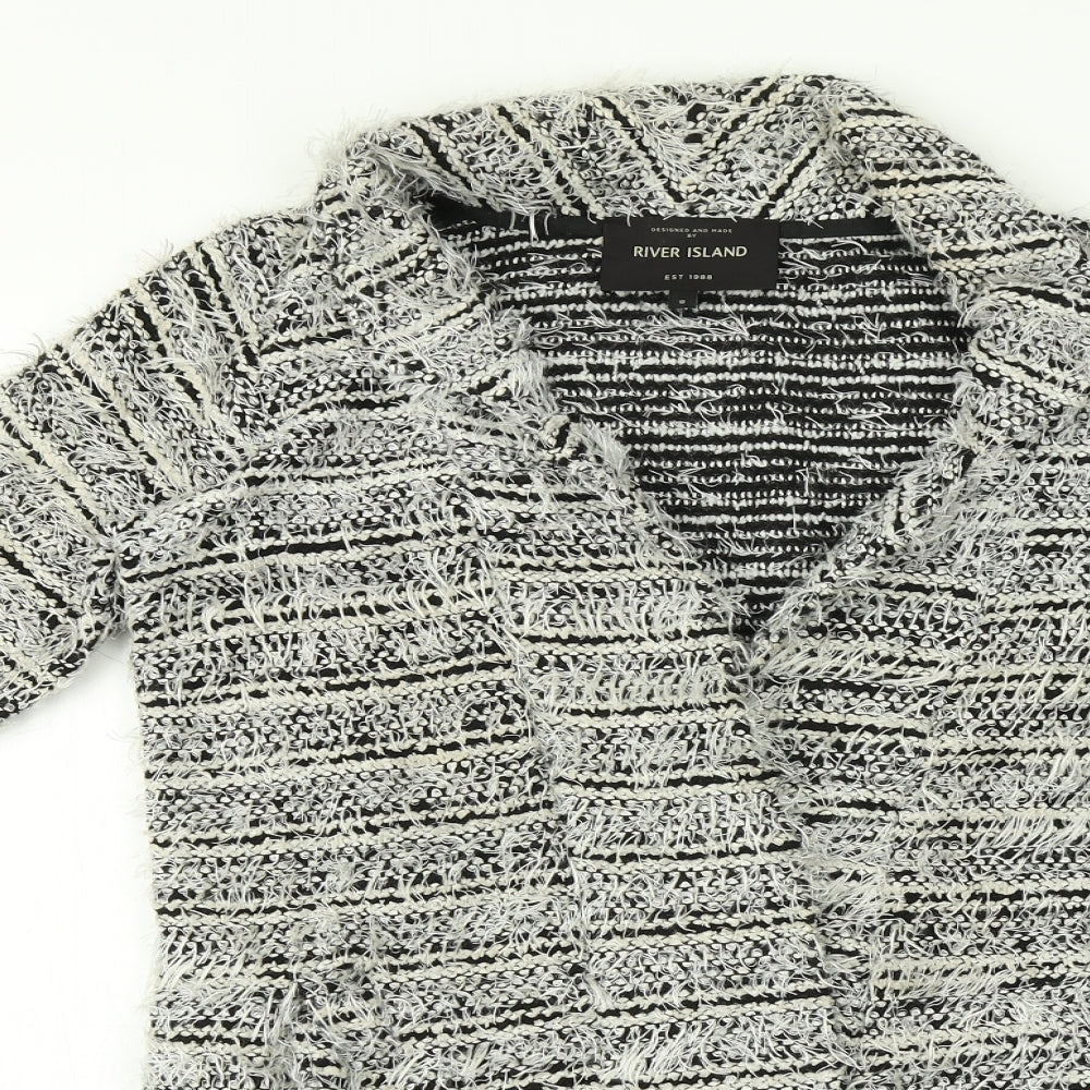 Womens UK Size 8 River Island Multicoloured Cardigan Jumper