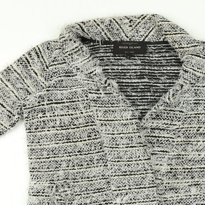 Womens UK Size 8 River Island Multicoloured Cardigan Jumper