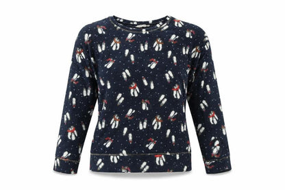 Marks and Spencer Womens Multicoloured    Pyjama Top Size S  - Christmas