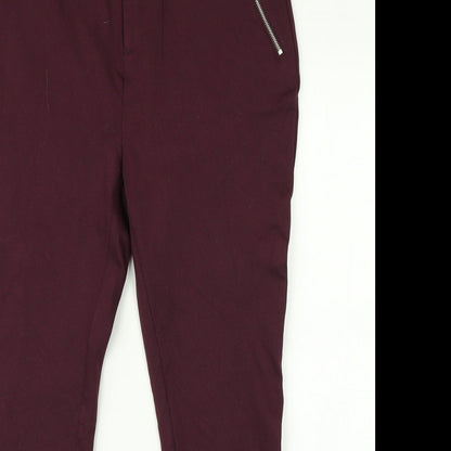 Womens UK Size 14 Capsule Regular Fit  Purple Trousers