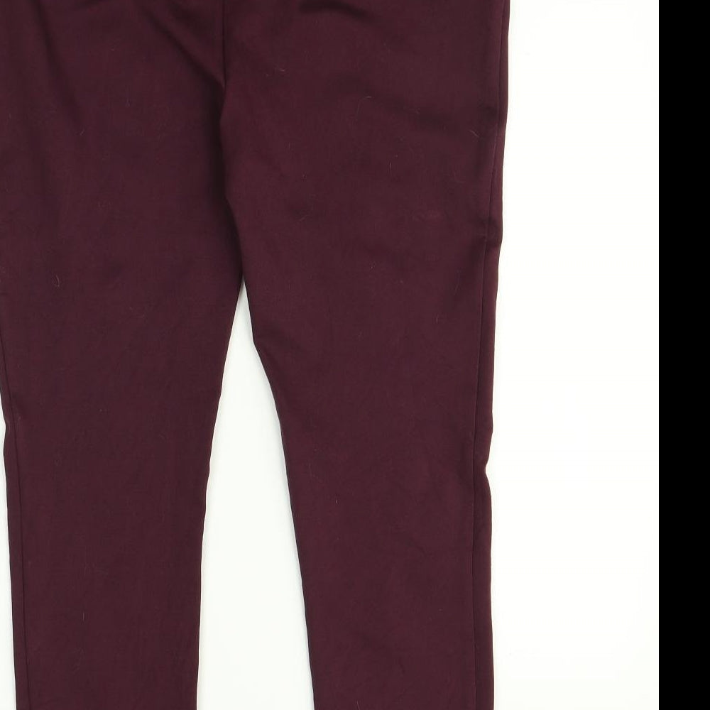 Womens UK Size 14 Capsule Regular Fit  Purple Trousers