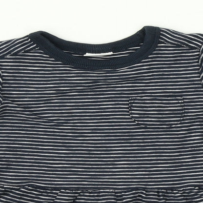 NEXT Baby Blue Striped  Fit & Flare  Size 3-6 Months