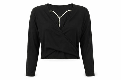 Womens UK Size L SheIn Black Basic T-Shirt
