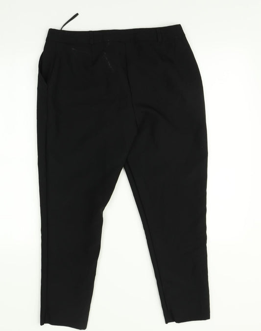 Primark Womens Black   Trousers  Size 10 L24 in