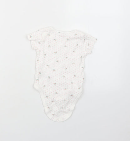 NEXT Girls White Geometric  Babygrow One-Piece Size 3-6 Months