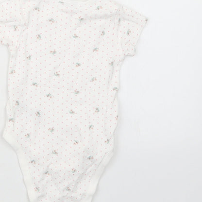 NEXT Girls White Geometric  Babygrow One-Piece Size 3-6 Months