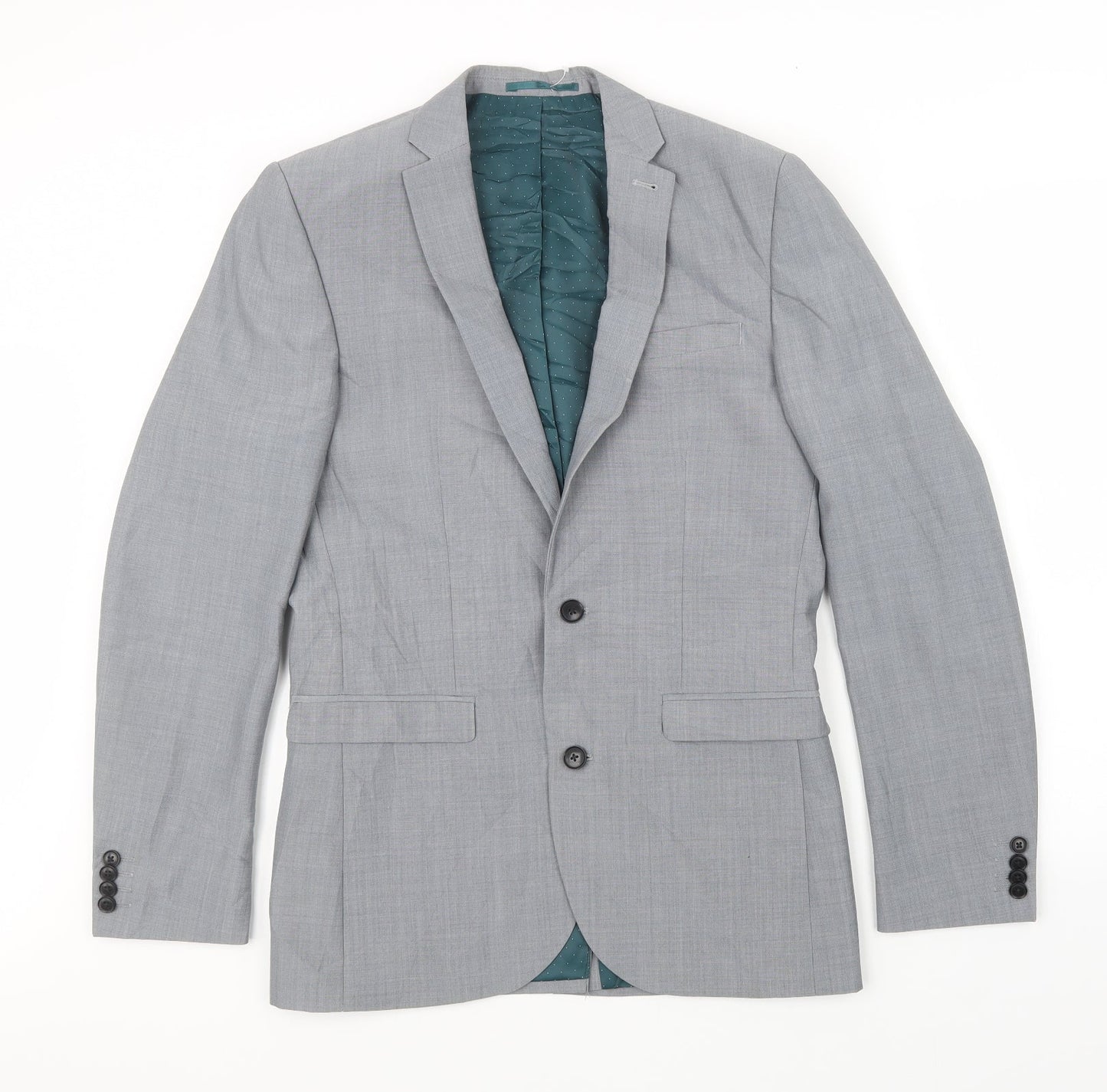 Mens UK Size 36 NEXT Regular Grey Suit Jacket