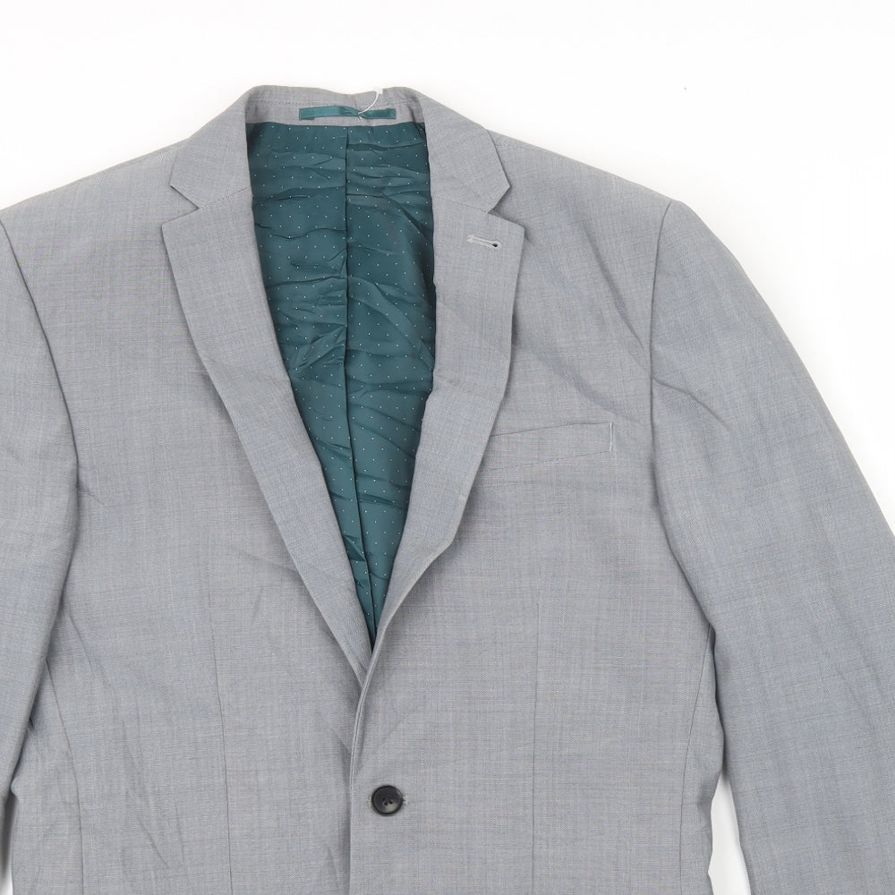 Mens UK Size 36 NEXT Regular Grey Suit Jacket