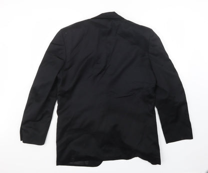 M.V, Mens Black   Jacket Suit Jacket Size 40