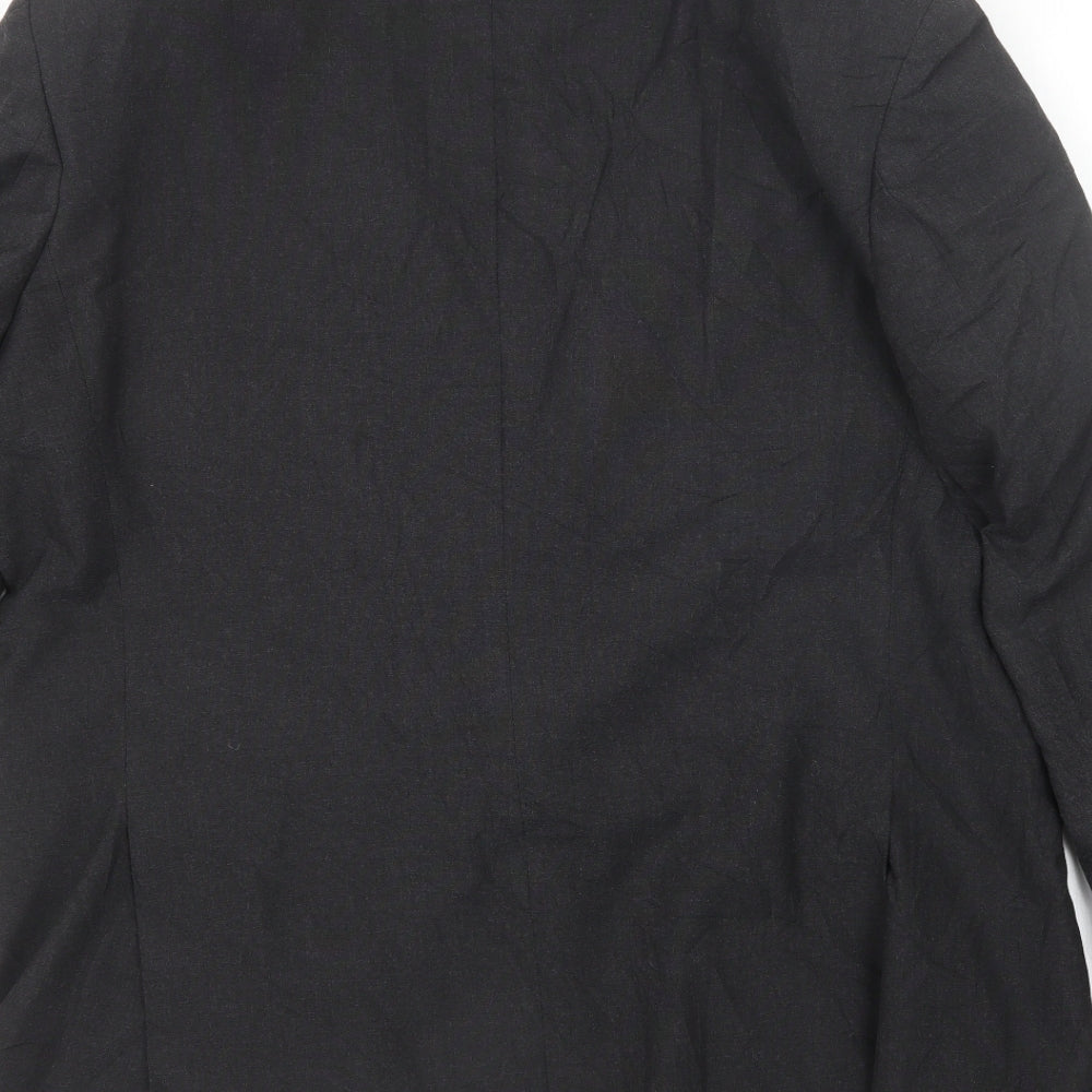 Mens UK Size 42 Debenhams Regular Black Suit Jacket