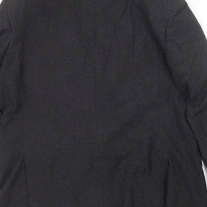 Mens UK Size 42 Debenhams Regular Black Suit Jacket