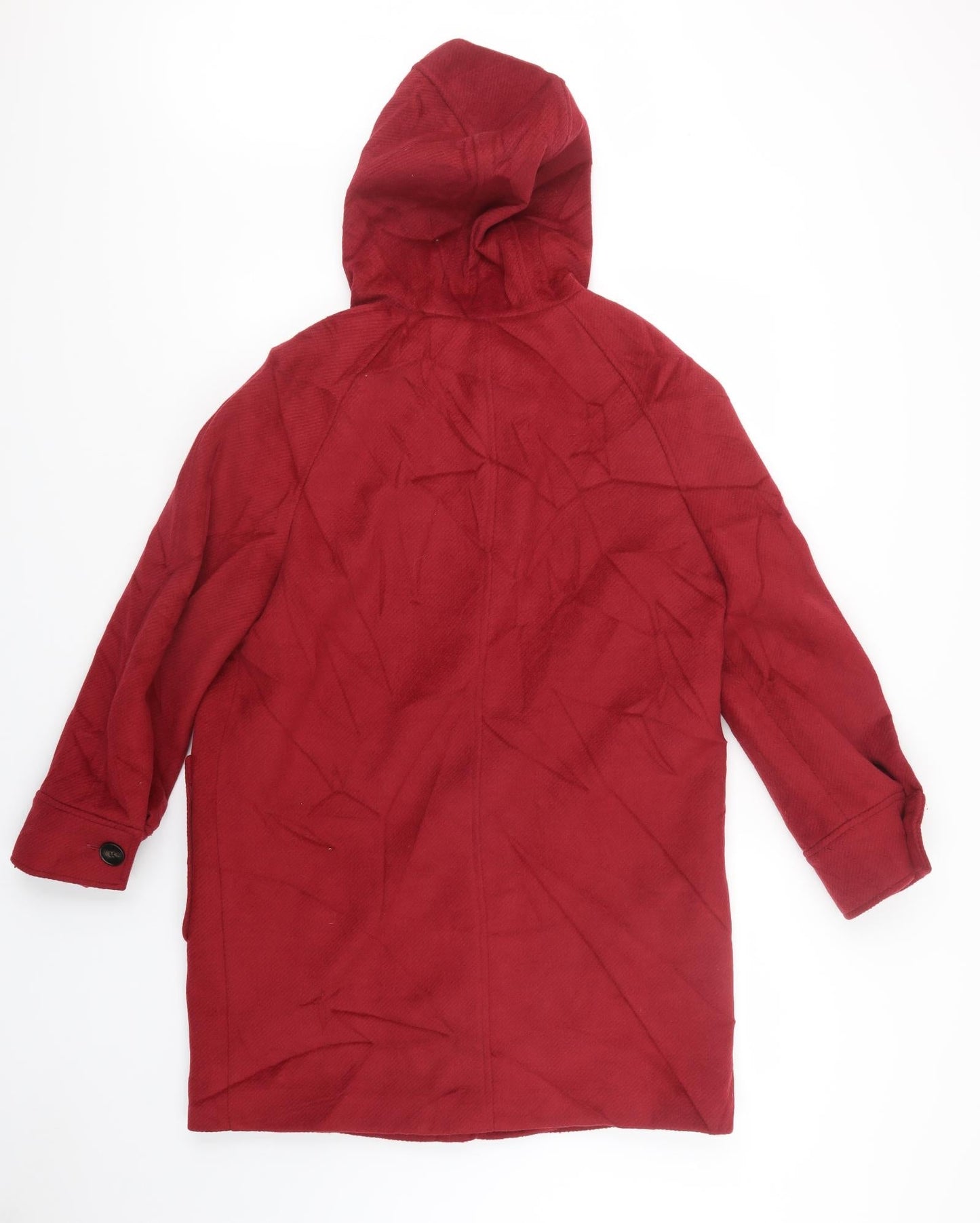 Womens UK Size 12 Marks and Spencer Red Pea Coat