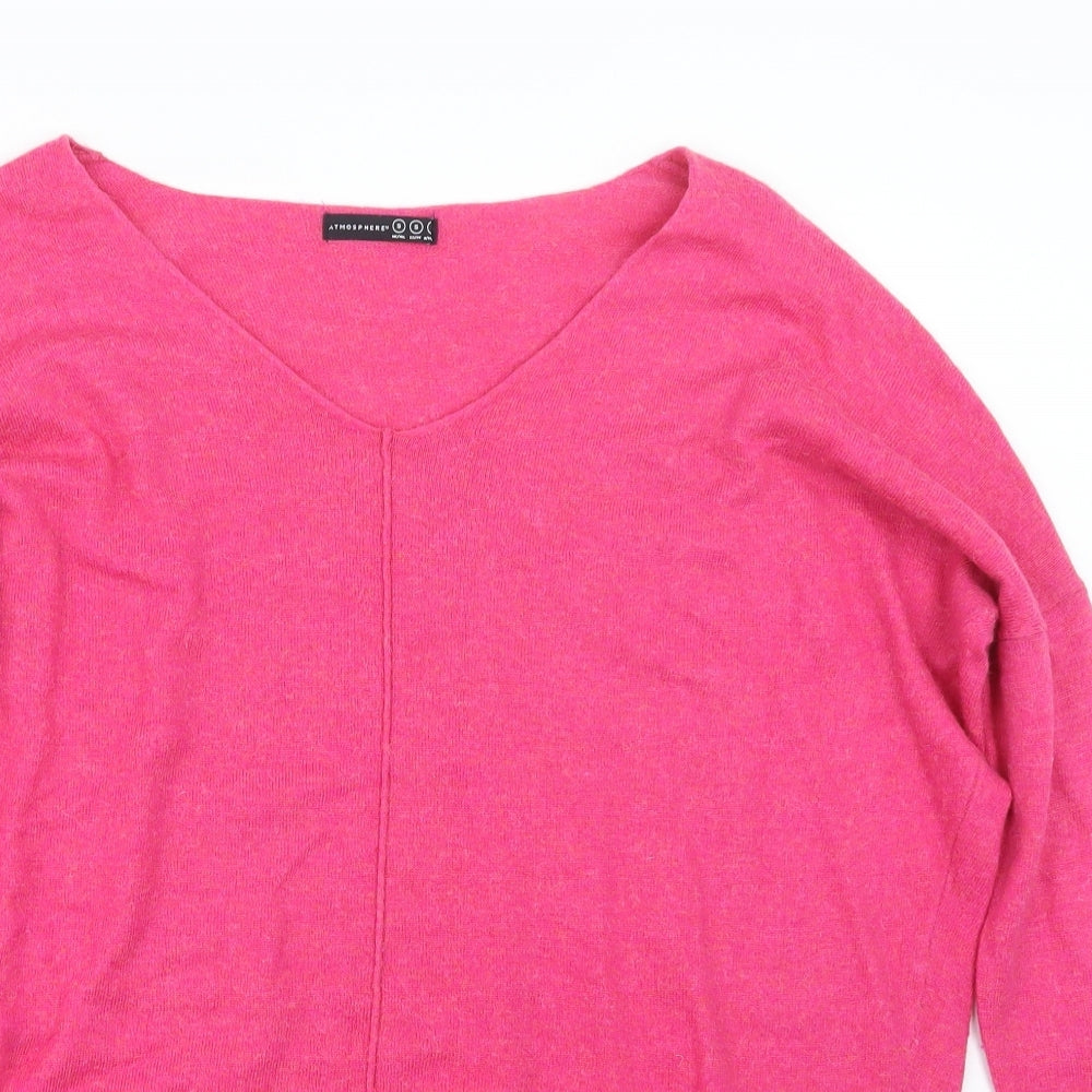 Womens UK Size S Atmosphere Pink Pullover Jumper