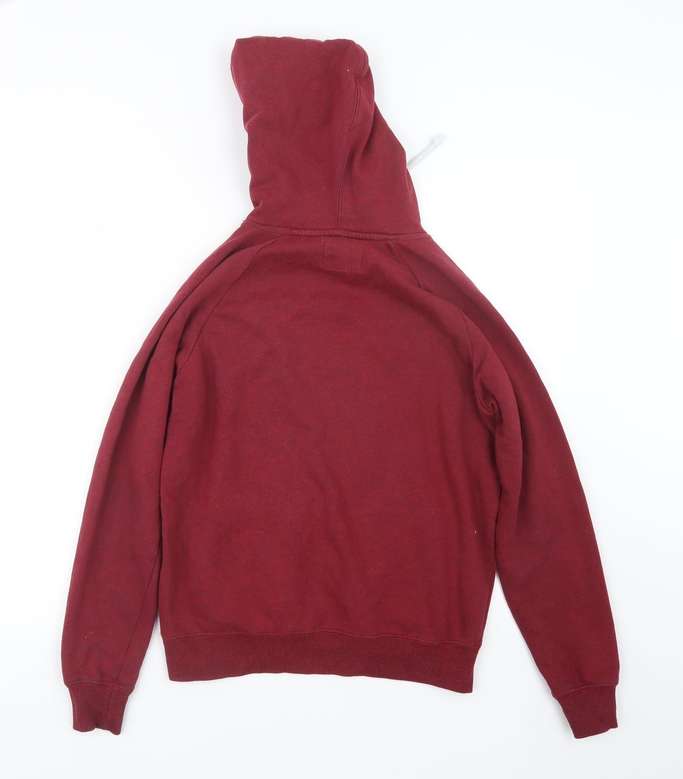 Mens UK Size S Cedar Wood State Red Pullover Hoodie