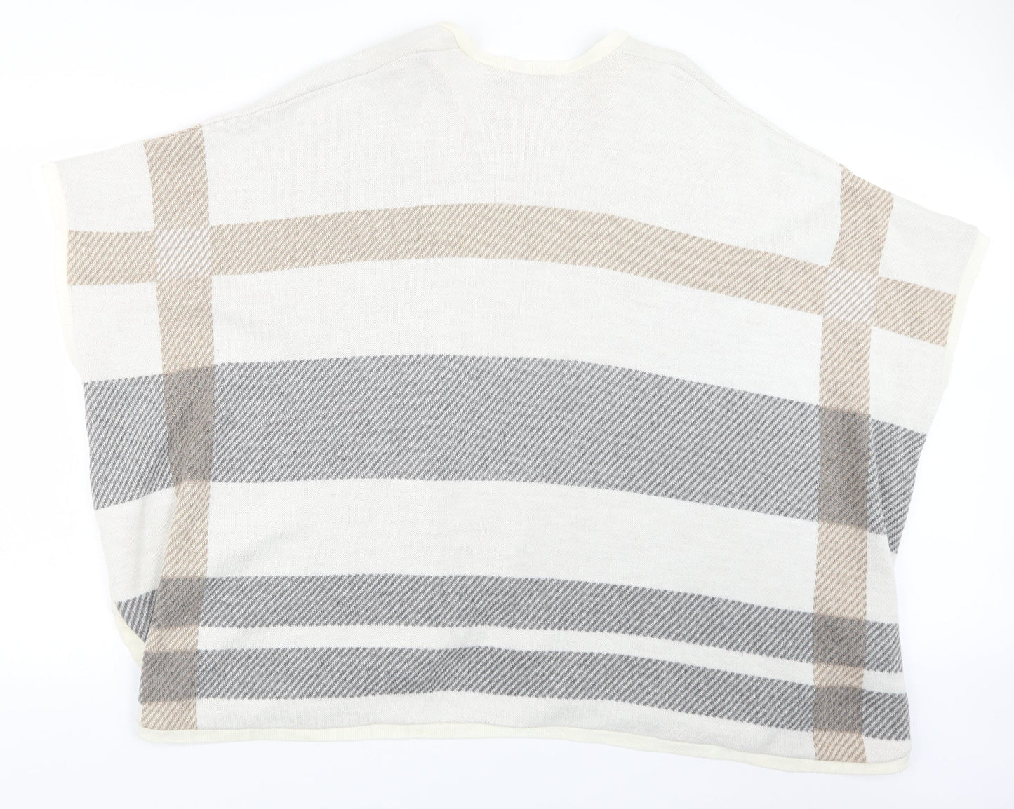 Womens UK Size One Size New Look Beige Cape Jumper
