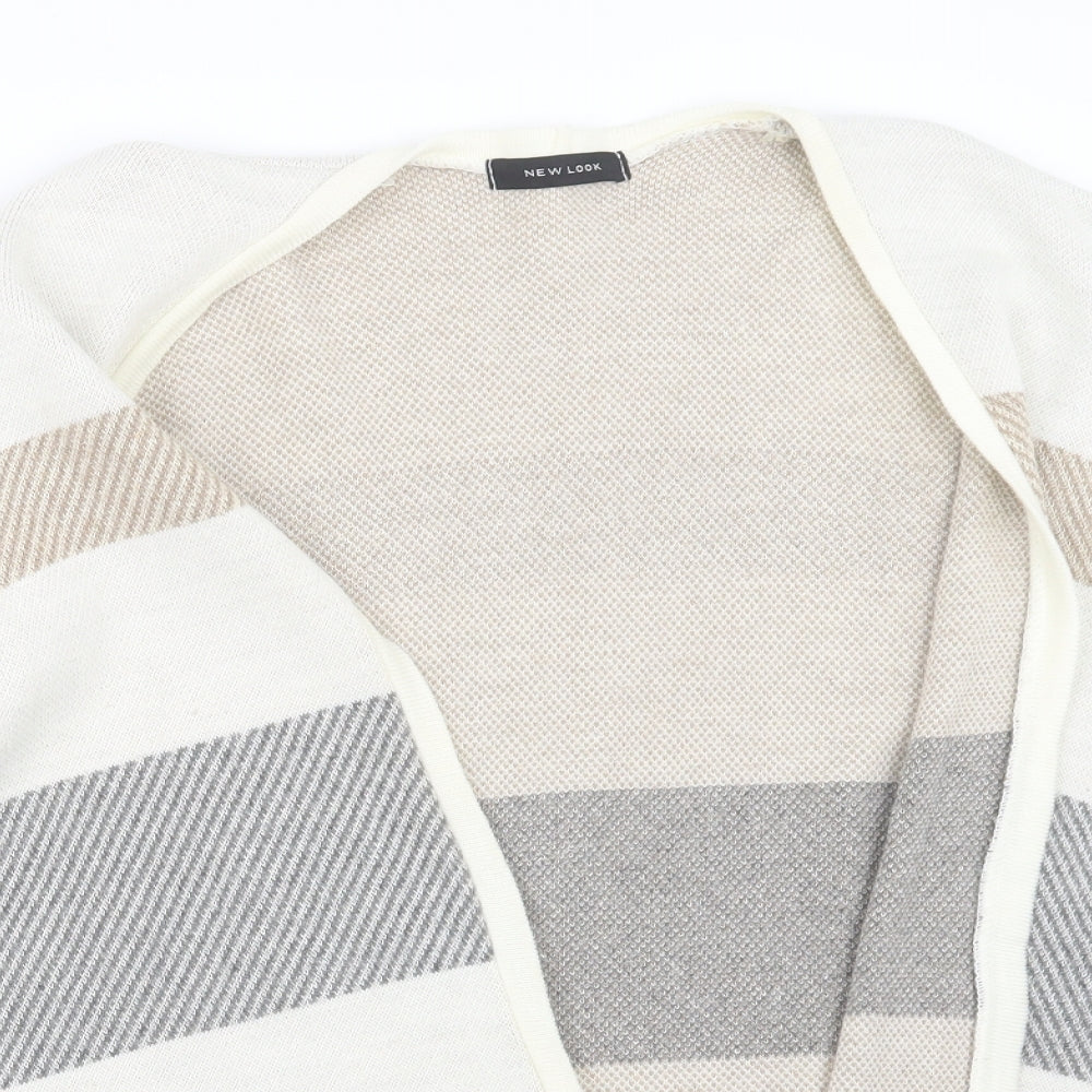 Womens UK Size One Size New Look Beige Cape Jumper