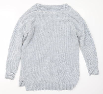 Womens UK Size 12 Studio Blue Pullover Jumper