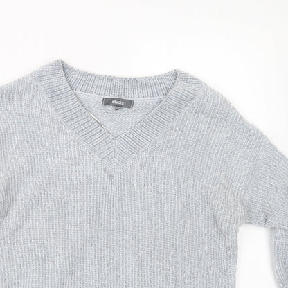 Womens UK Size 12 Studio Blue Pullover Jumper