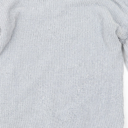 Womens UK Size 12 Studio Blue Pullover Jumper