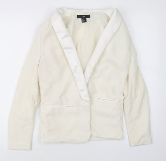 H&M Womens Ivory   Jacket  Size 10