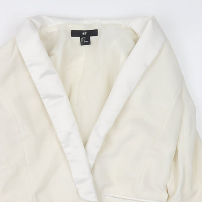 H&M Womens Ivory   Jacket  Size 10