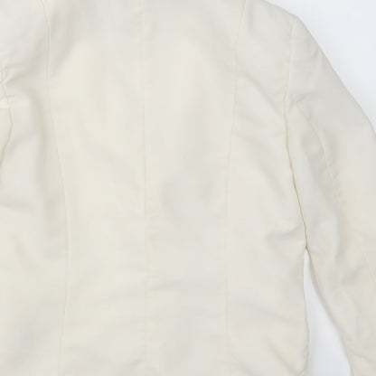 H&M Womens Ivory   Jacket  Size 10
