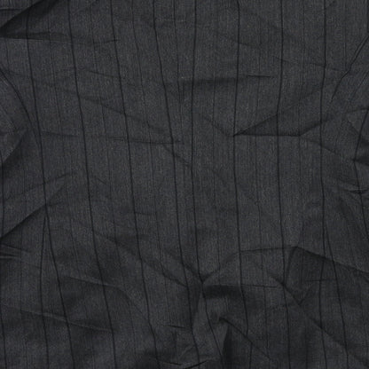 Country Casuals Womens Grey Striped  Jacket Suit Jacket Size 12