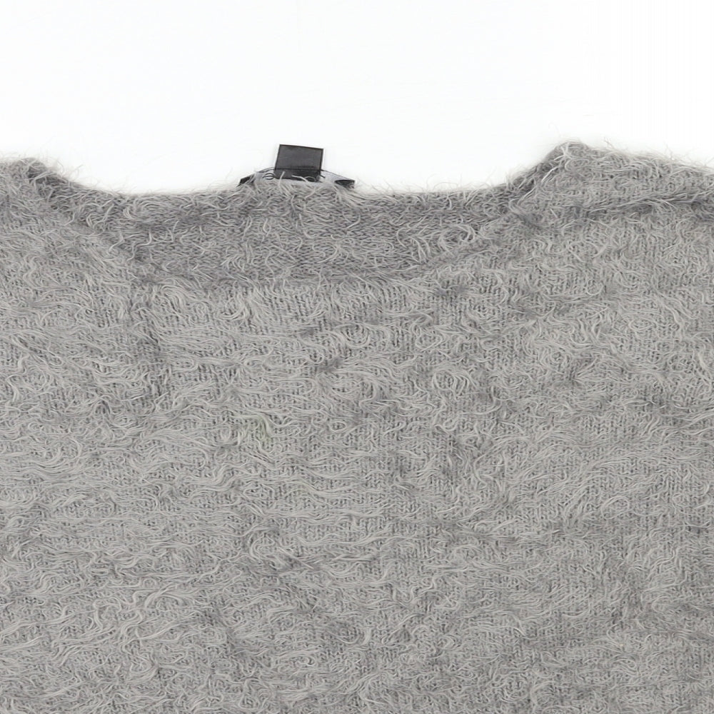 Womens UK Size 10 ESMARA Grey Pullover Jumper