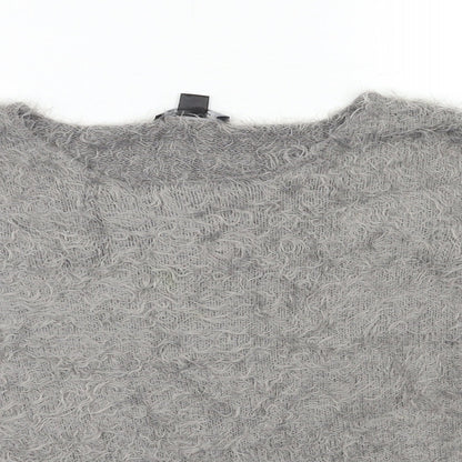 Womens UK Size 10 ESMARA Grey Pullover Jumper