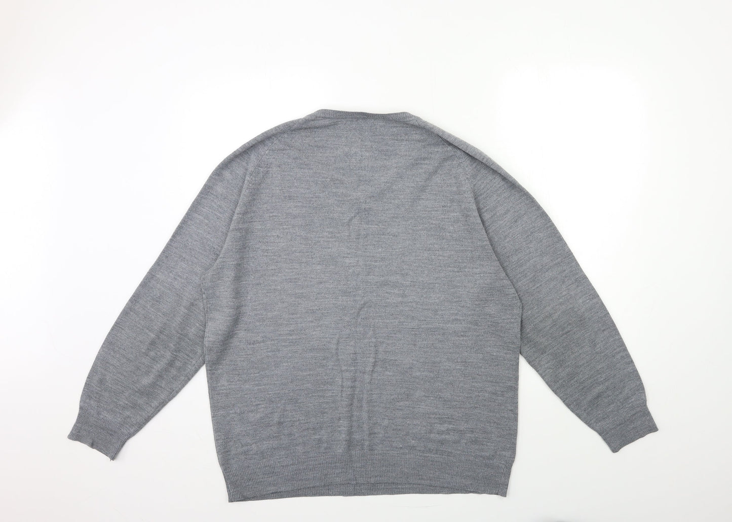 Cedar Wood State Mens Grey  Knit Pullover Jumper Size L