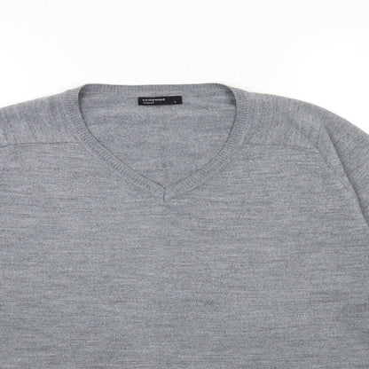 Cedar Wood State Mens Grey  Knit Pullover Jumper Size L