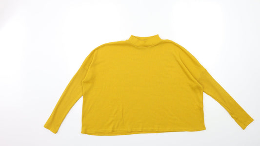 Womens UK Size M H&M Yellow Pullover Jumper