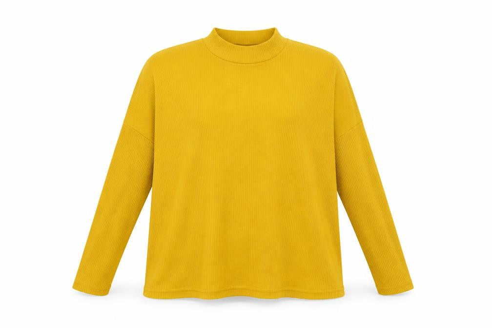 Womens UK Size M H&M Yellow Pullover Jumper