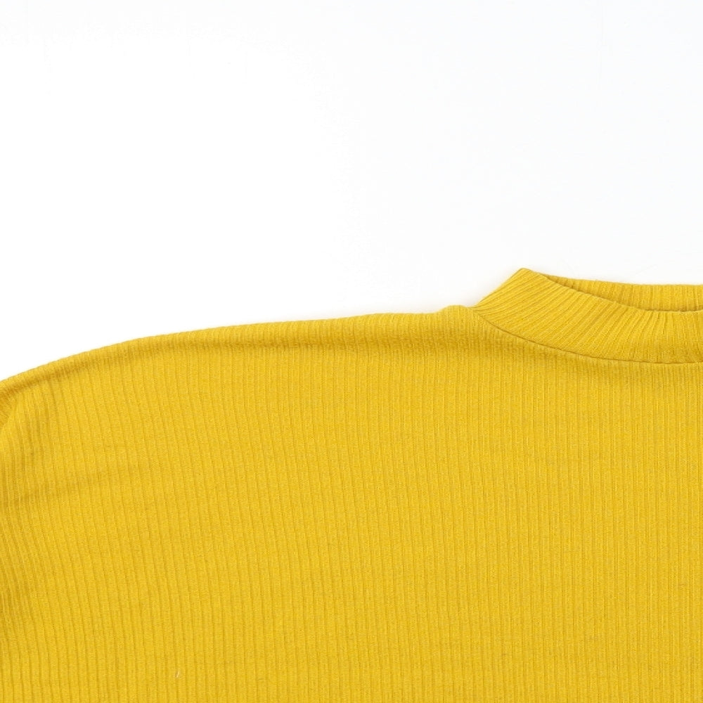 Womens UK Size M H&M Yellow Pullover Jumper