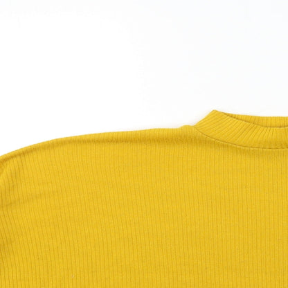 Womens UK Size M H&M Yellow Pullover Jumper