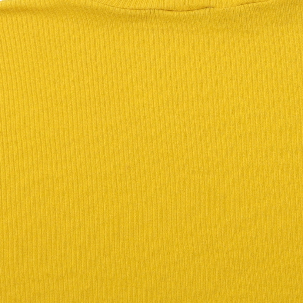 Womens UK Size M H&M Yellow Pullover Jumper