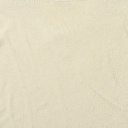 George Womens Beige  Knit Pullover Jumper Size 16